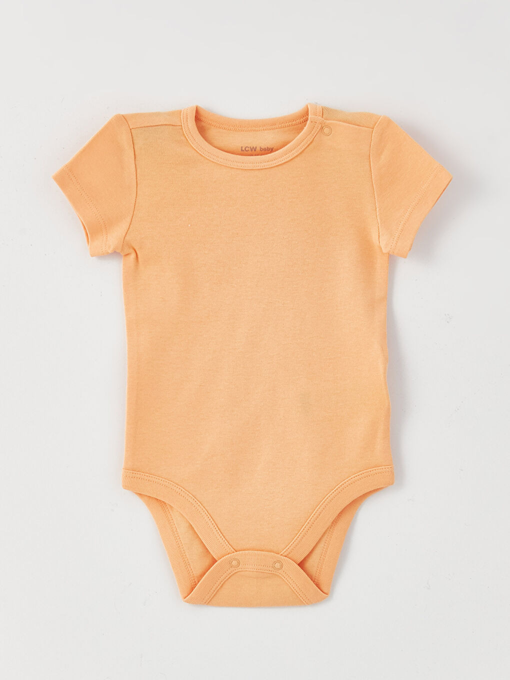 Mavi Bisiklet Yaka Kısa Kollu Basic Erkek Bebek Çıtçıtlı Body 5'li-1