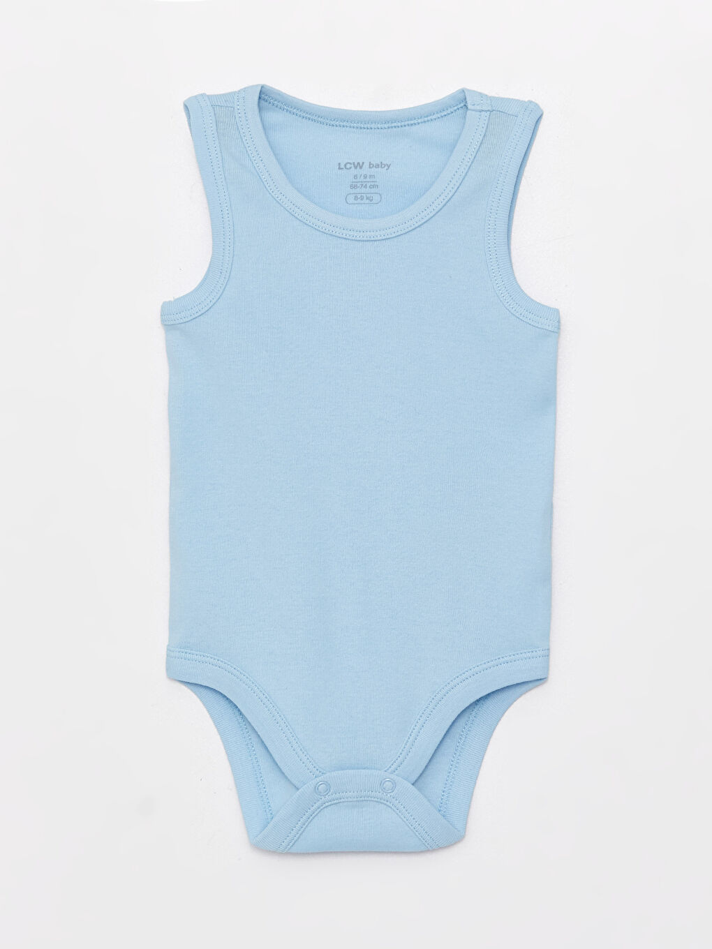 Crew Neck Baby Boy Snap Snap Bodysuit 2 Pack-2