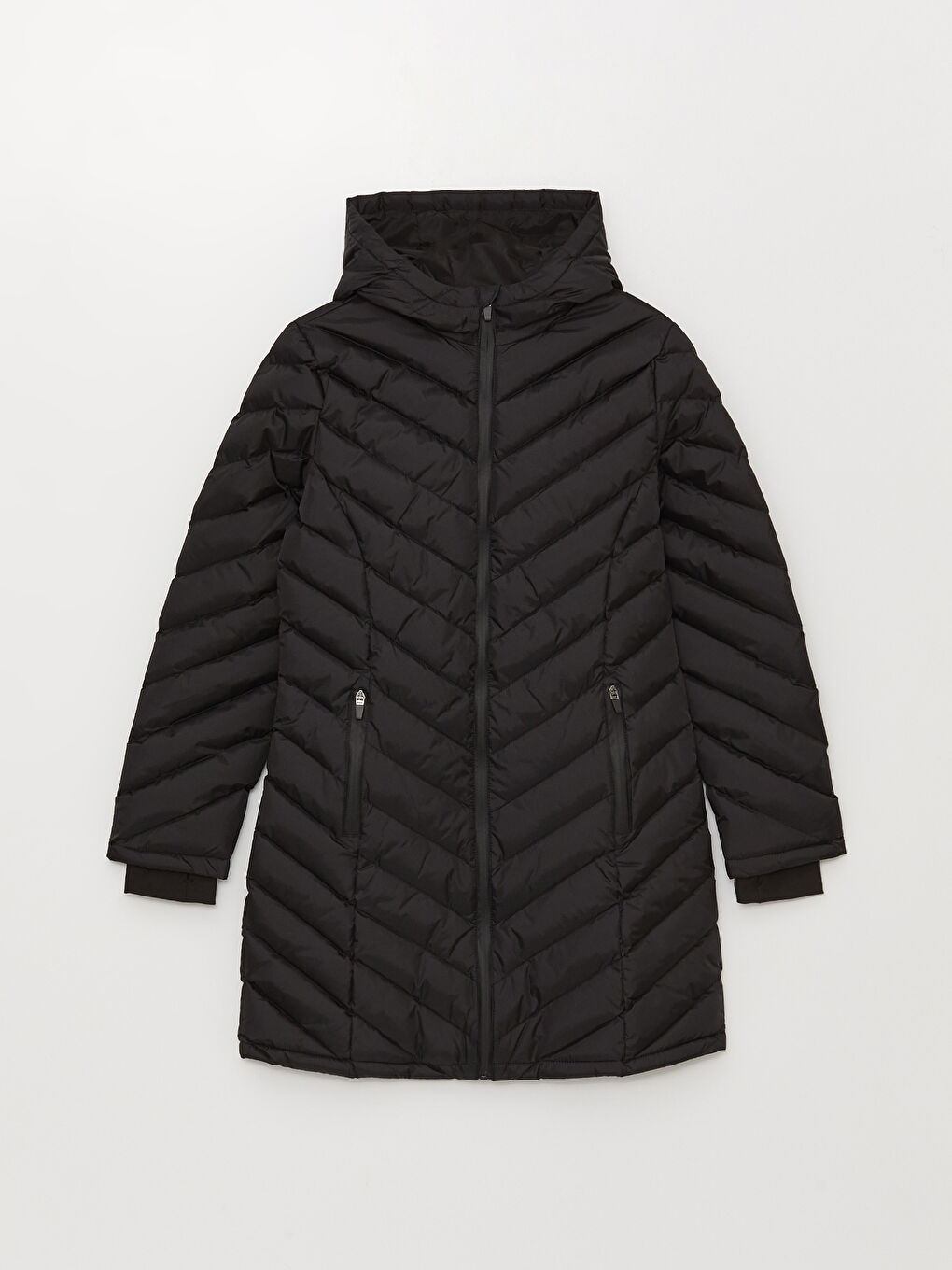 XSIDE ACTIVE Women's Hooded Plain Puffer Coat -S36292Z8-CVL