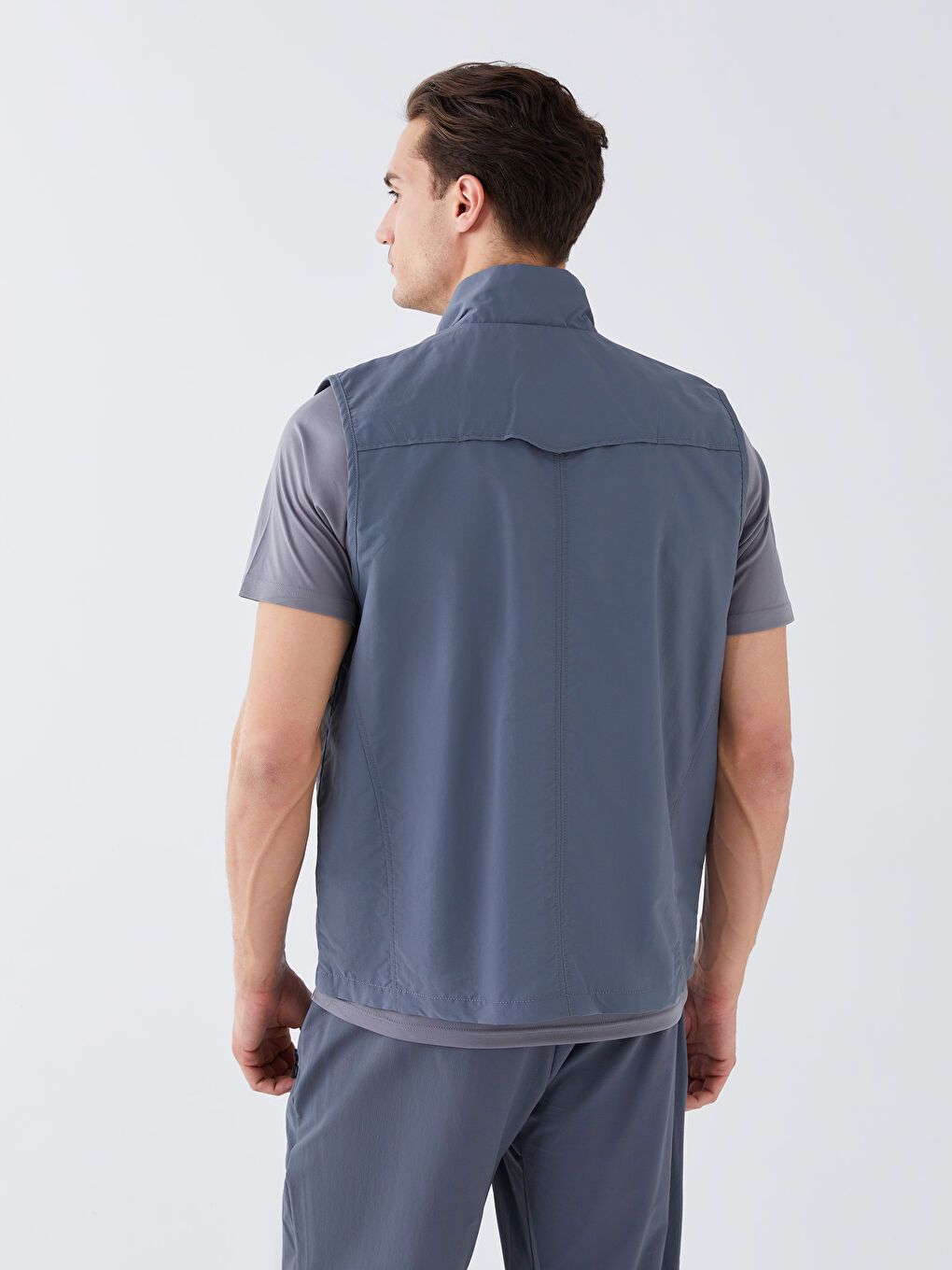 Standard Fit Funnel Neck Men's Hunting Waistcoat -S36294Z8-HFP
