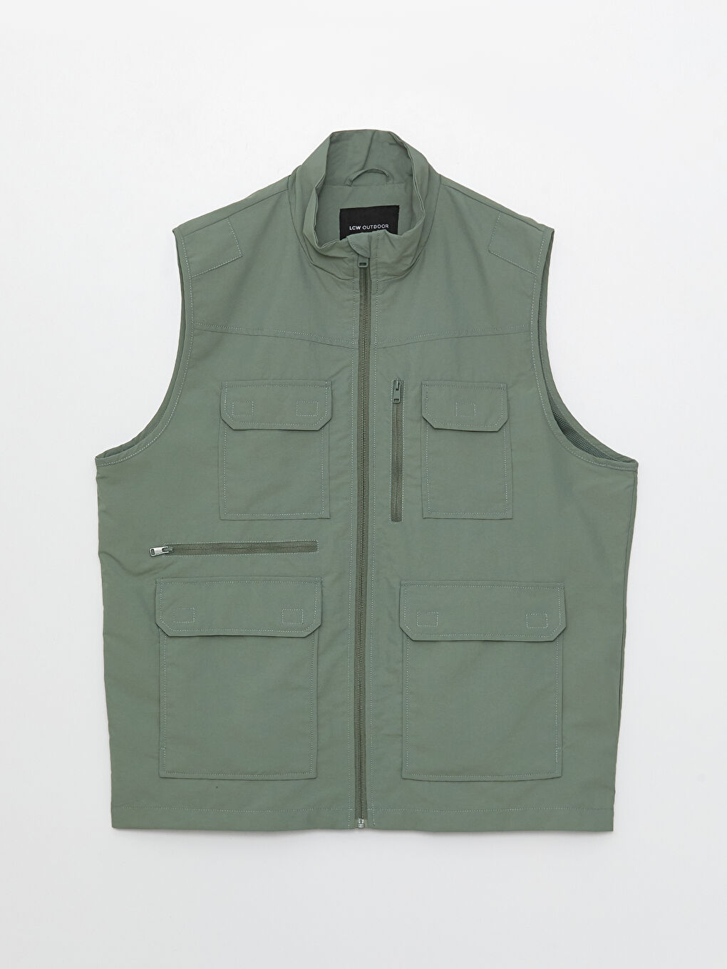 Standardni kroj prsluk za lov sa uspravnom kragnom - Muški-5