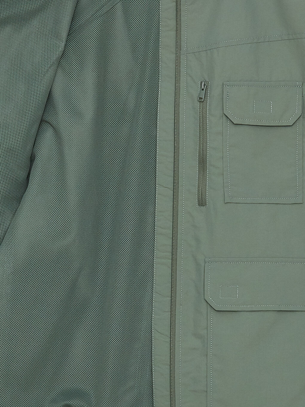 Standardni kroj prsluk za lov sa uspravnom kragnom - Muški-7