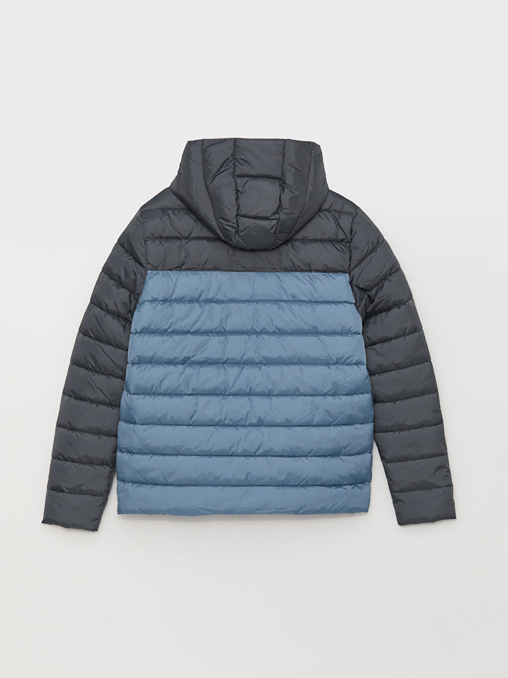 Standard Fit Hooded Men's Puffer Coat -S36296Z8-R0V