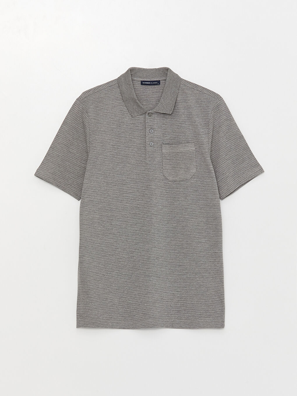 Polo Neck Short Sleeve Pique Men's T-Shirt-5