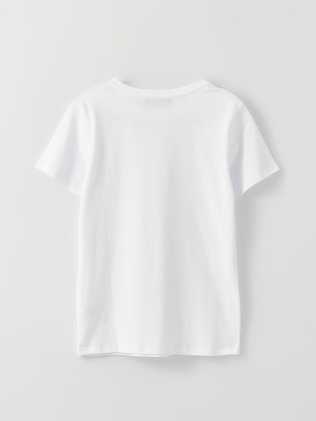 Crew Neck Plain Short Sleeve Women's T-Shirt-6