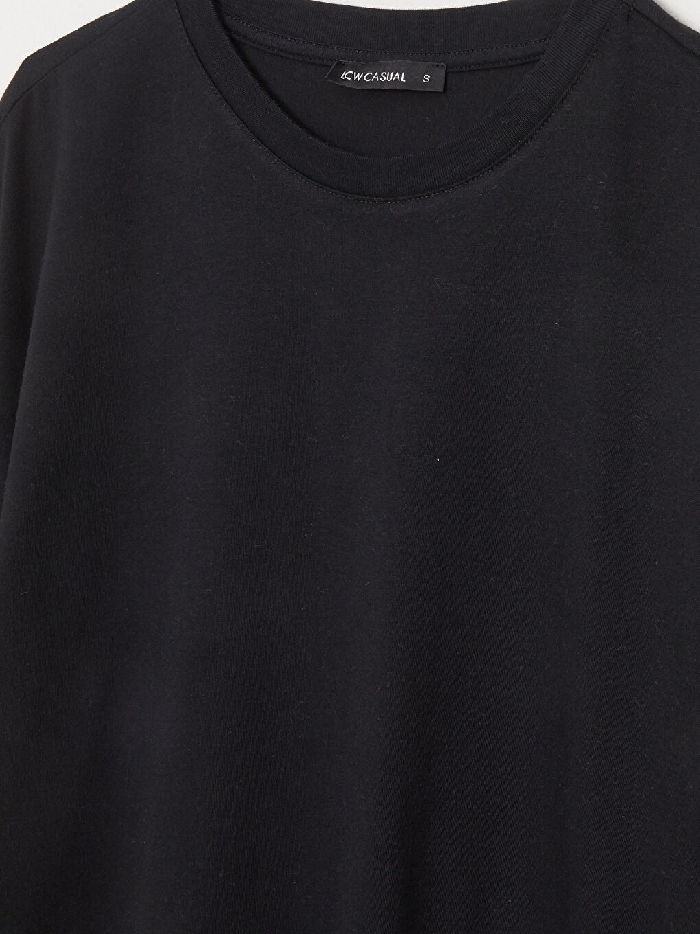 Crew Neck Straight Short Sleeve Oversize Cotton Women's T-Shirt-7