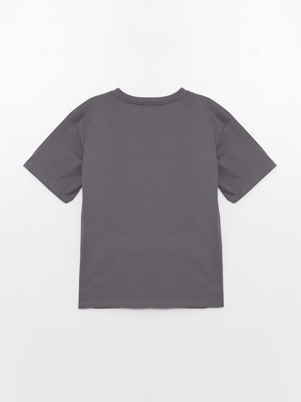 Women's Crew Neck Printed Short Sleeve T-shirt-6