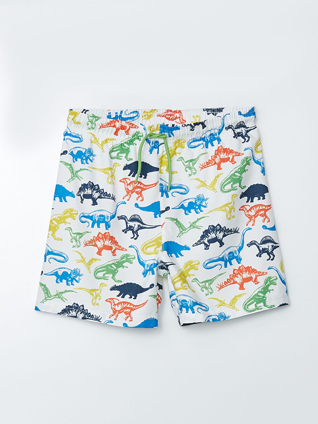 Elastic Waist Printed Boy's Swim Shorts -S36373Z4-LU7