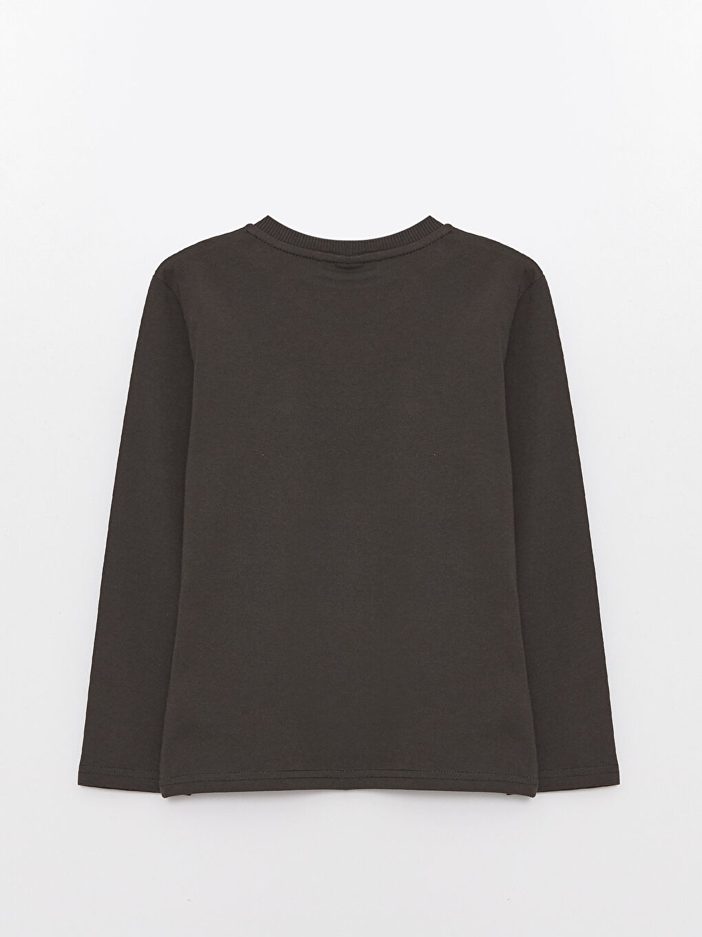 Crew Neck Printed Long Sleeve Boys' T-Shirt-3