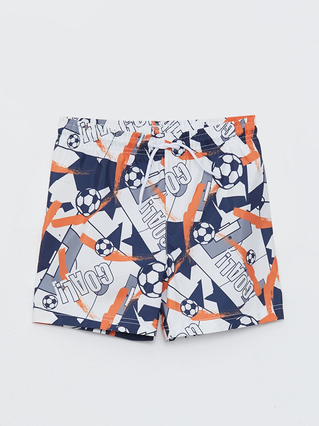 Elastic Waist Printed Boy's Swim Shorts -S36376Z4-LU7