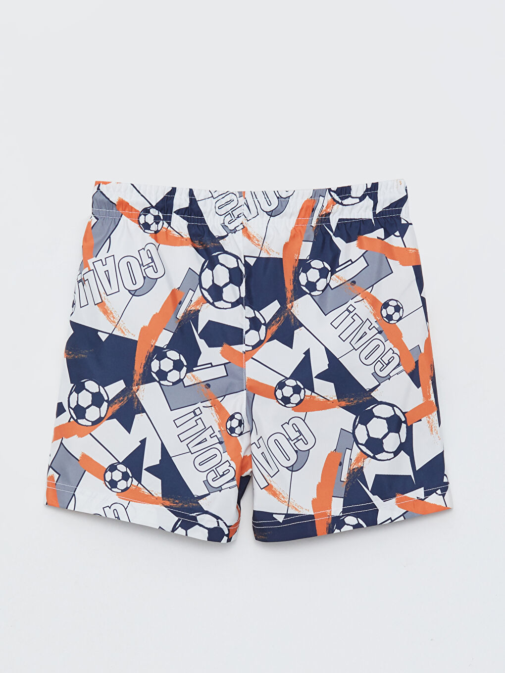 Elastic Waist Printed Boy's Swim Shorts -S36376Z4-LU7