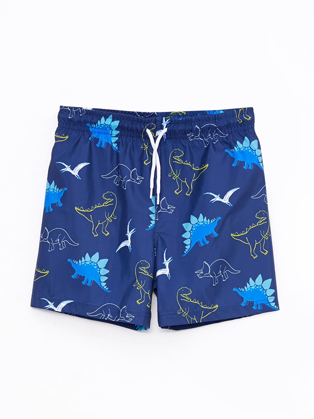 Elastic Waist Printed Boy's Swim Shorts -S36377Z4-LSJ