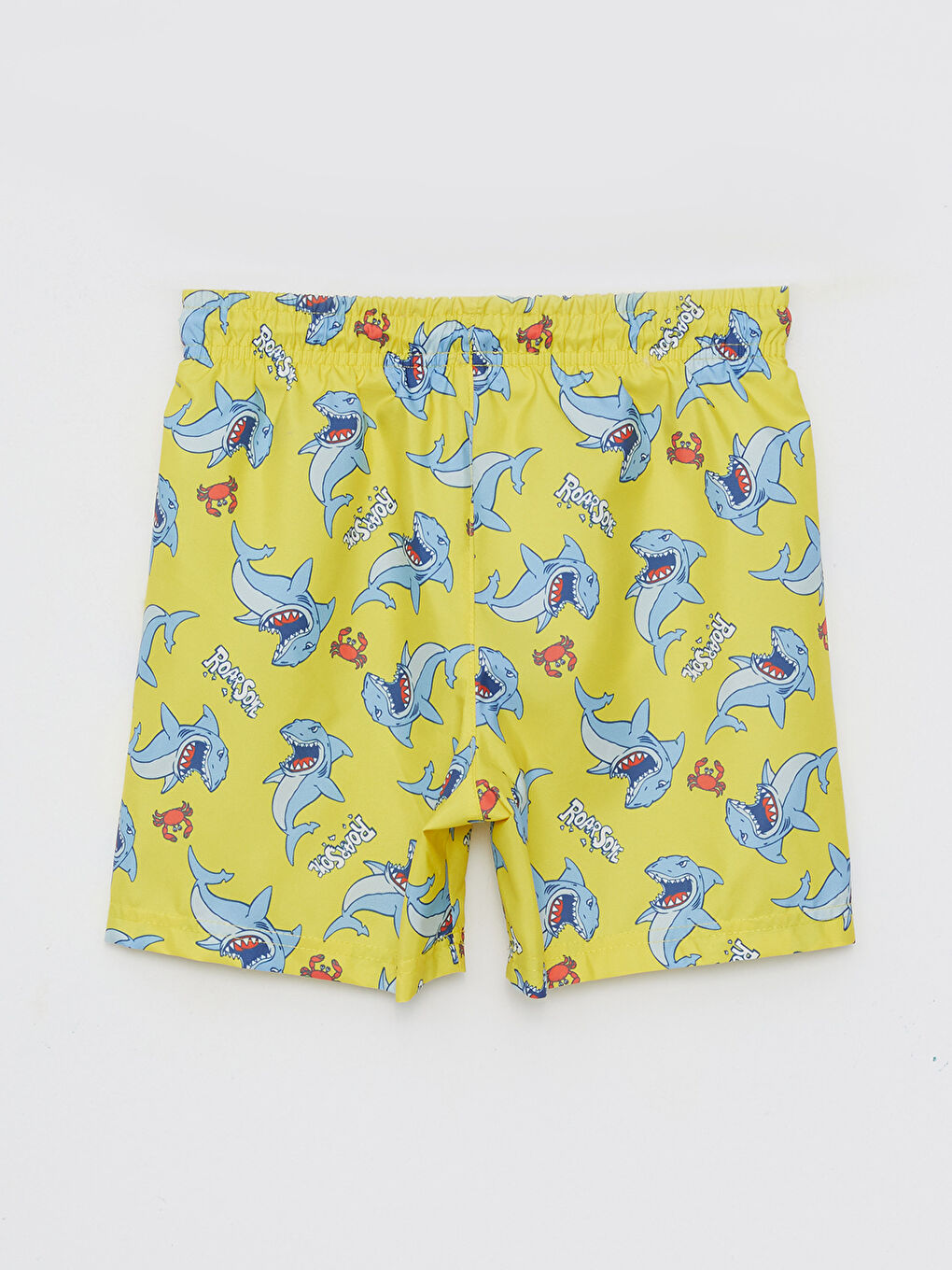 Elastic Waist Printed Boy's Swim Shorts -S36379Z4-LUA