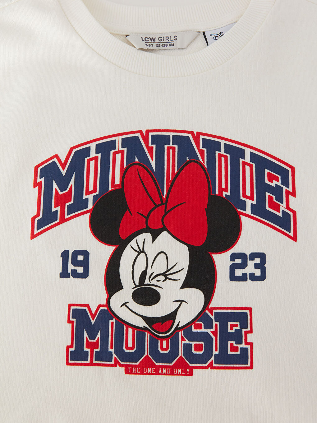 Crew Neck Minnie Mouse Printed Long Sleeve Girls' Sweatshirt -S36433Z4-R9J