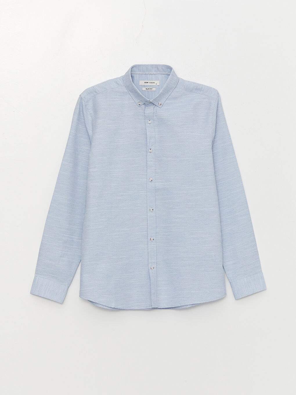Muška košulja dugih rukava slim fit od dobby tkanine -S36446Z8-S0S