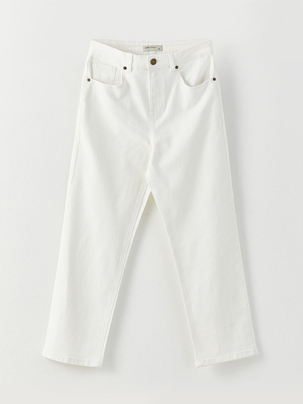 LC Waikiki High Waisted Straight Fit Women's Jeans -S36456Z8-FDH