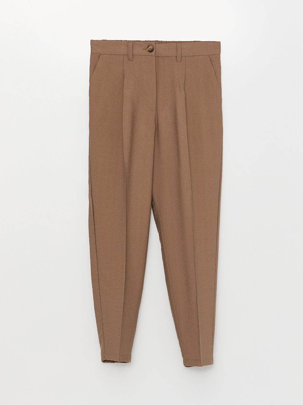 High Waist Comfortable Fit Women's Carrot Trousers -S36460Z8-QZS