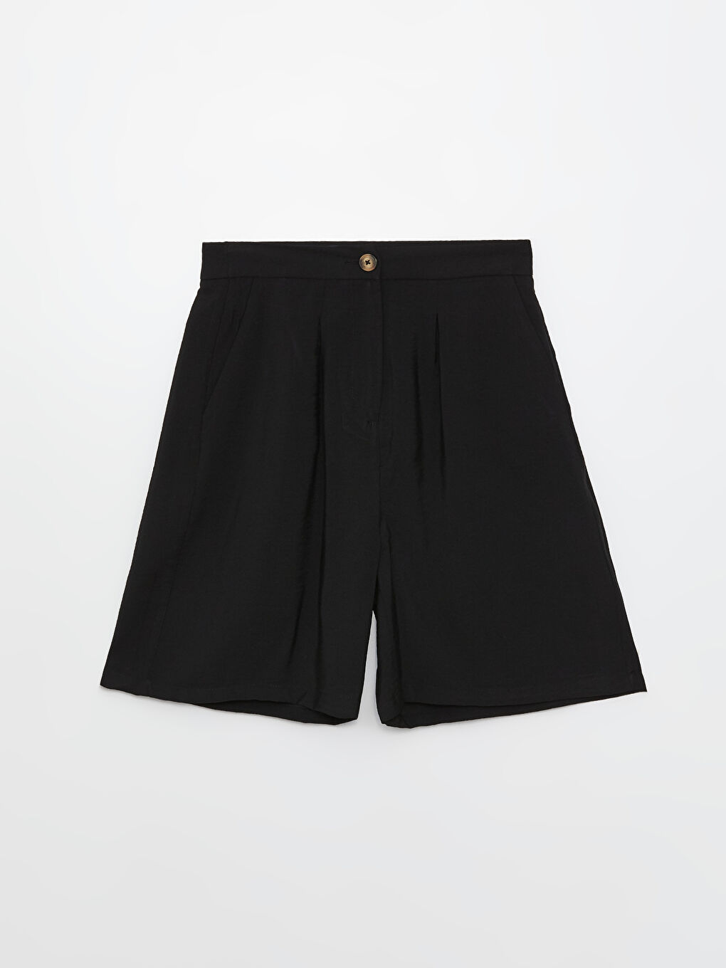 Pantaloni Scurți Confortabili cu Talie Înaltă pentru Femei-5