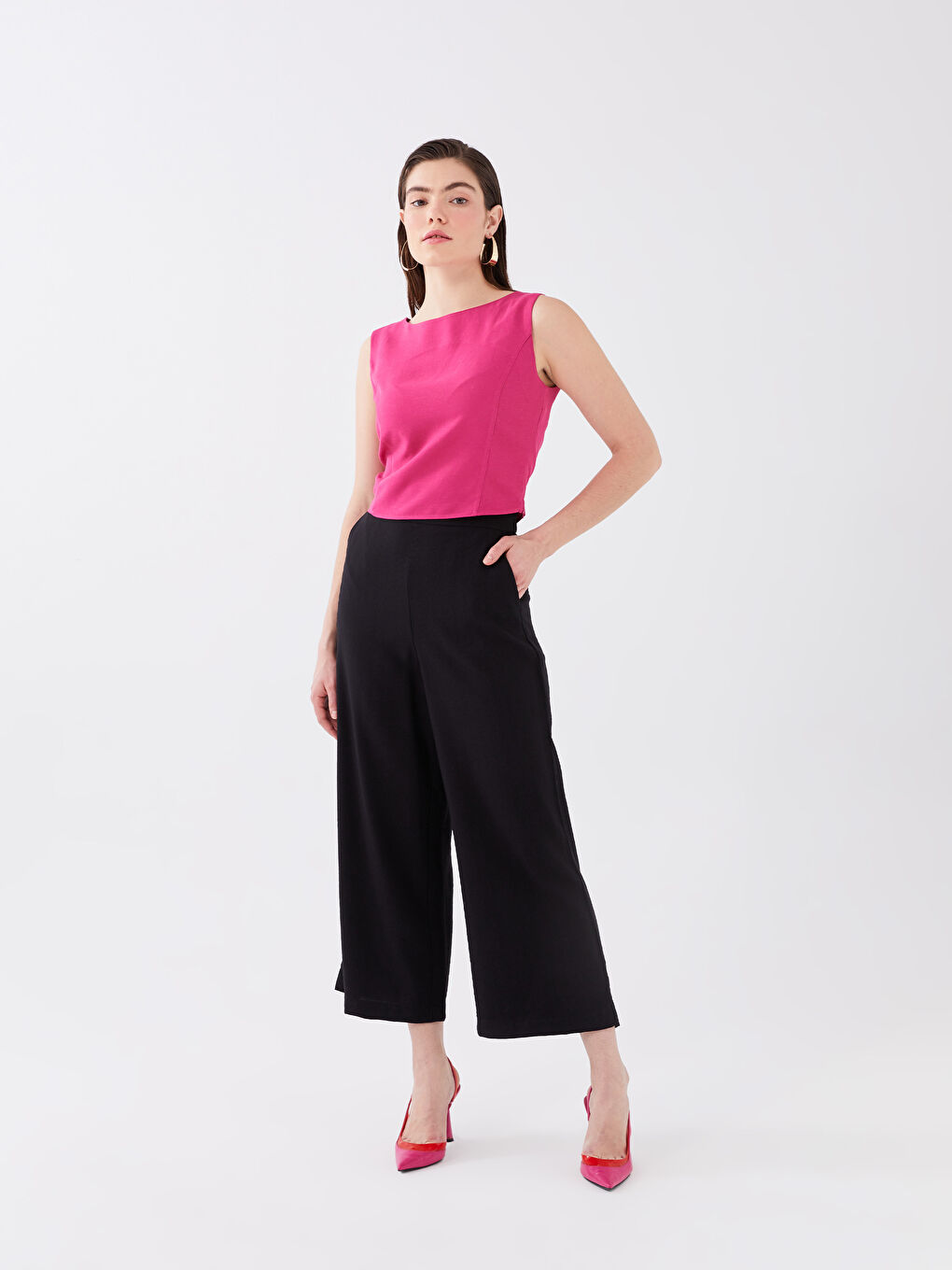CRNA Kapri pantalone Žena -S36462Z8-CVL