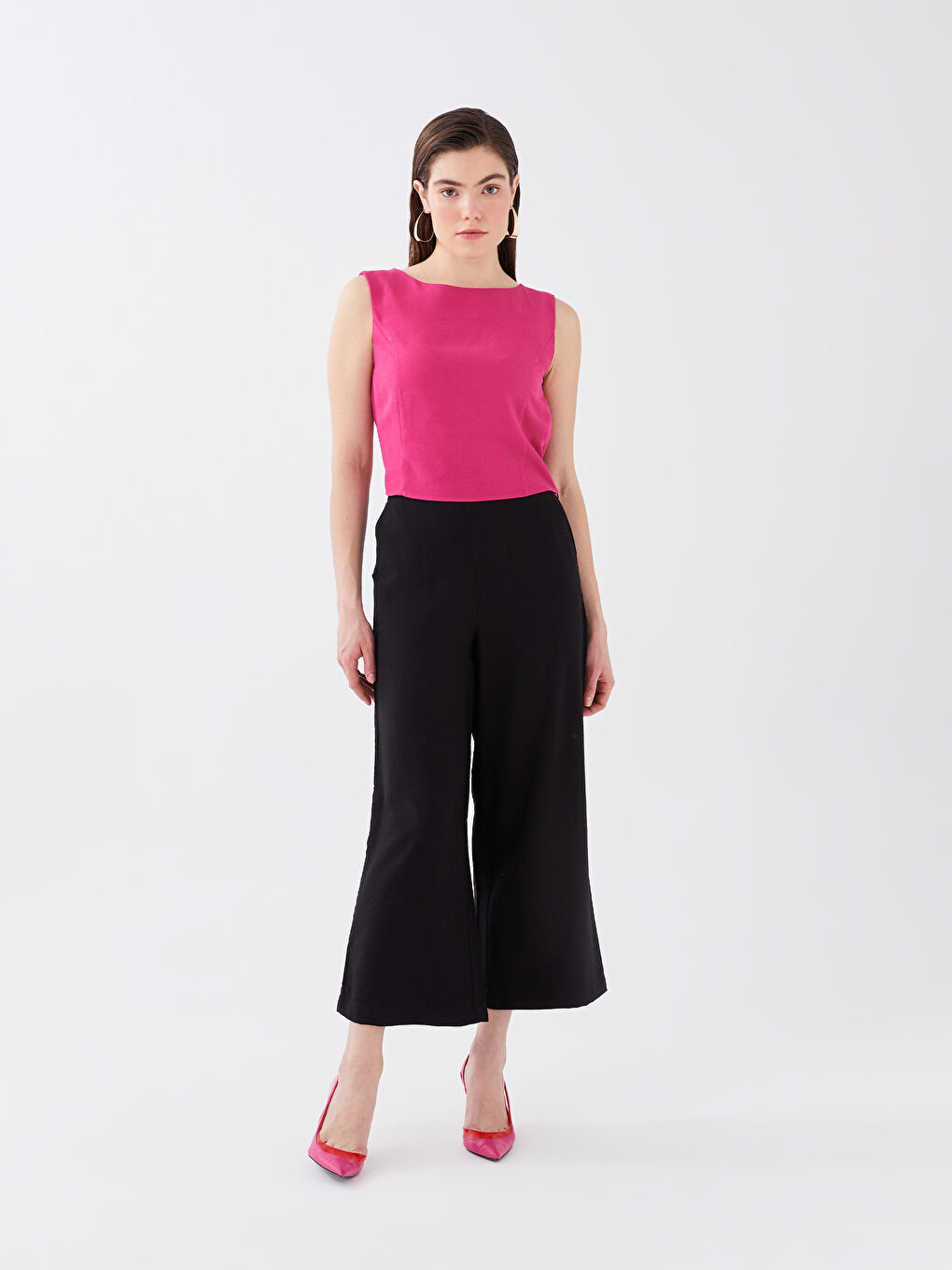 CRNA Kapri pantalone Žena -S36462Z8-CVL