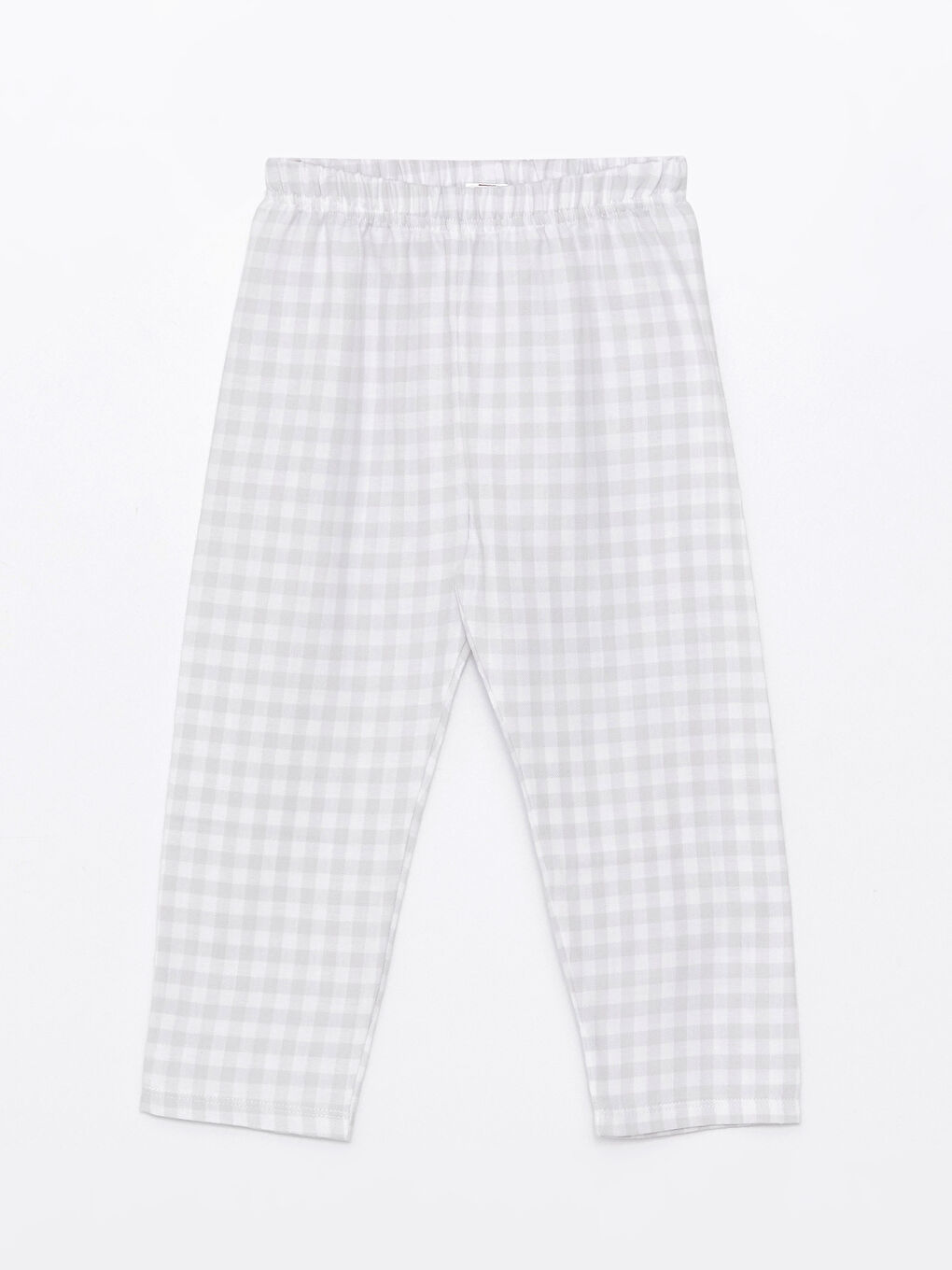 Polo Neck Long Sleeve Plaid Patterned Baby Boy Pajama Set-2