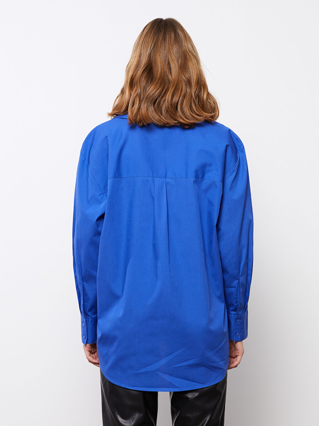 Oversize Poplin Women's Shirt -S36472Z8-GZ1