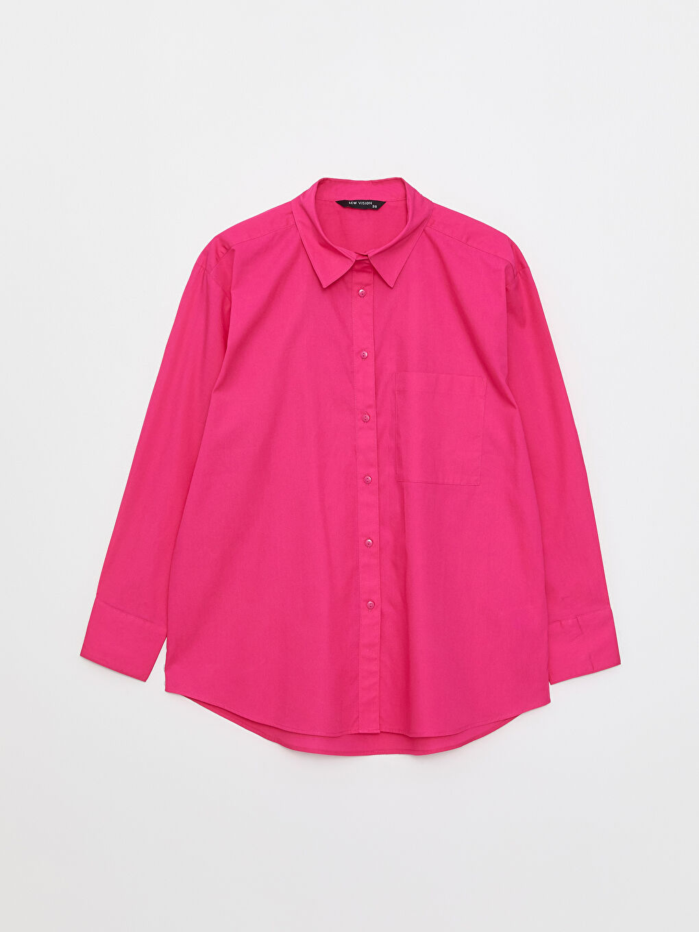 Oversize Poplin Women's Shirt-5