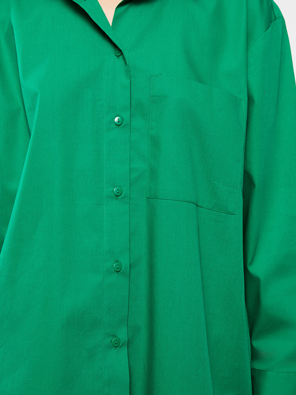 Ženska široka poplin košulja -S36472Z8-R32