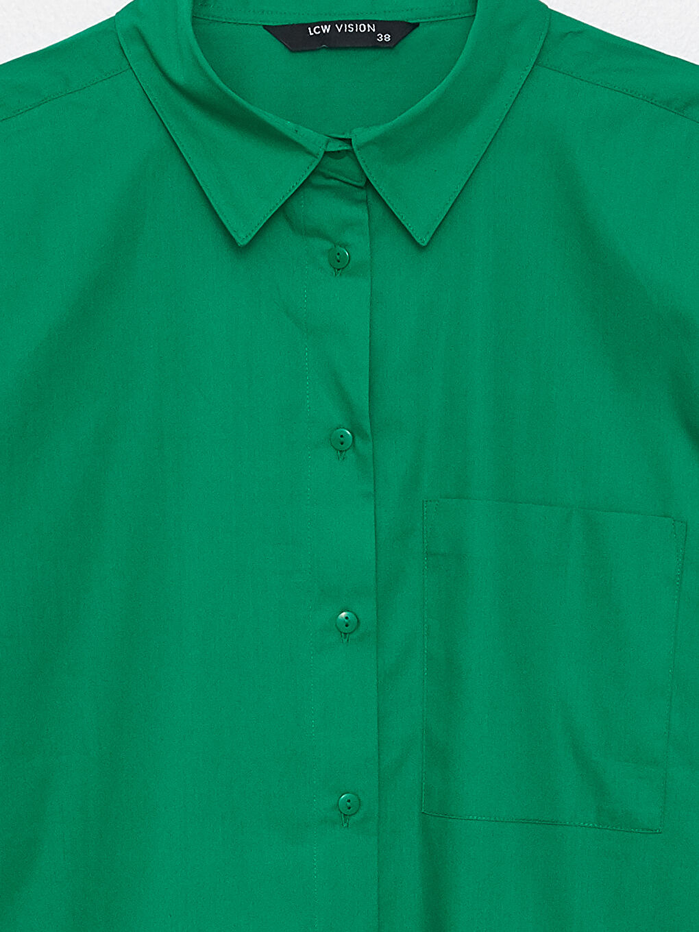 Ženska široka poplin košulja -S36472Z8-R32