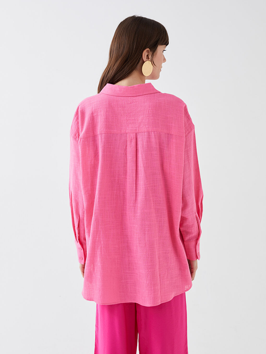 LCW Vision Buttoned Regular Long Sleeve Women's Shirt -S36474Z8-SSE