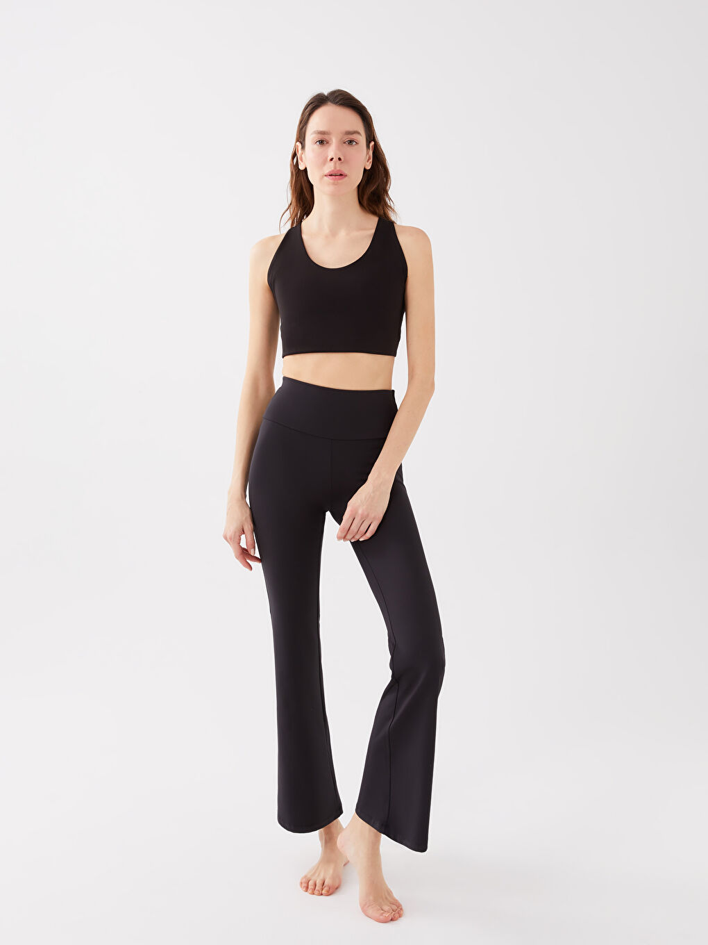 Women's Crew Neck Plain Underwired Bustier -S36481Z8-CVL