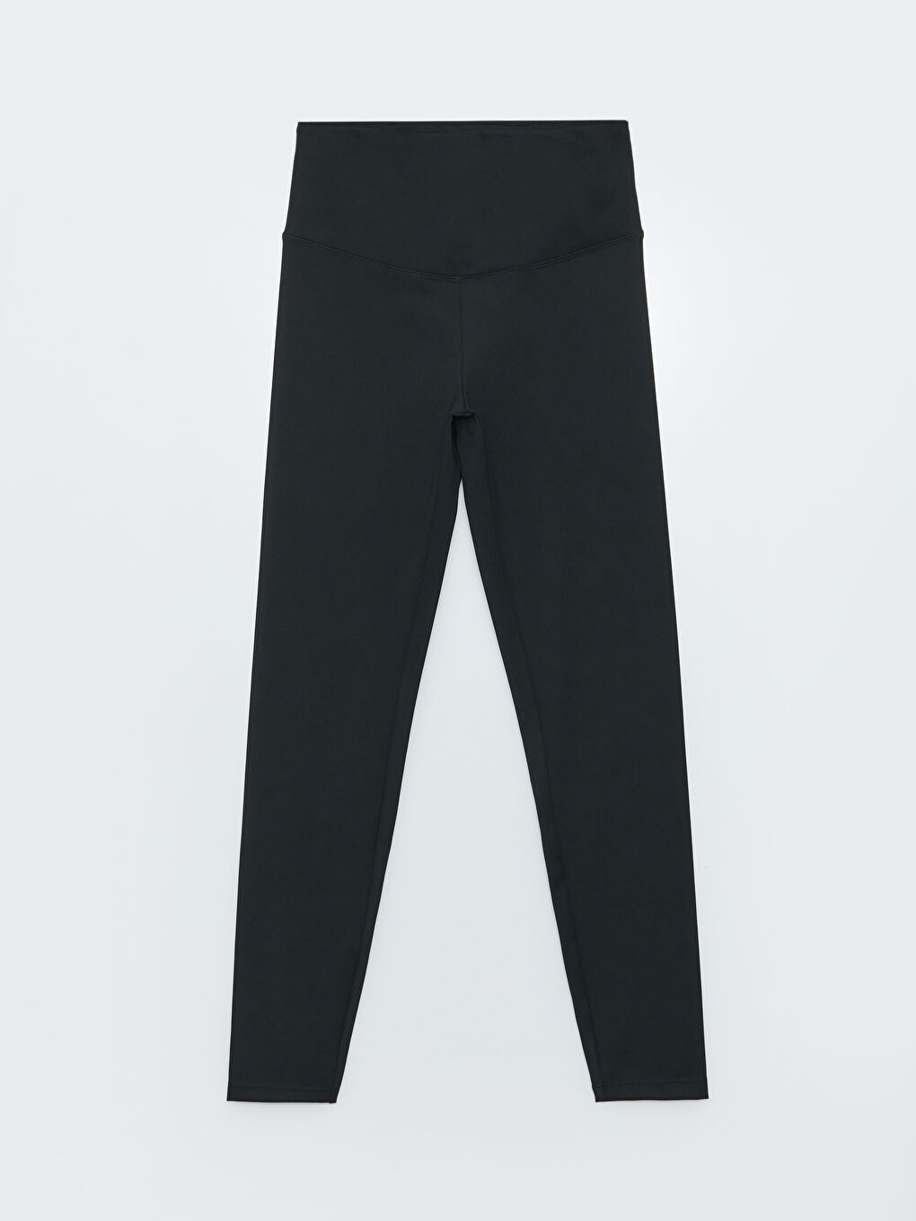 Women's Elasticated Waist Plain Sports Leggings-5