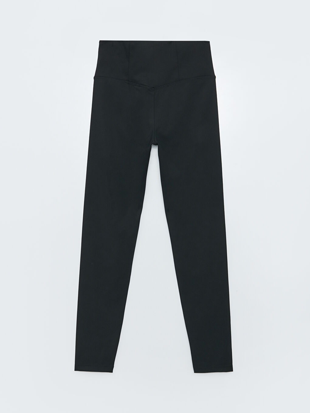 Women's Elasticated Waist Plain Sports Leggings-6