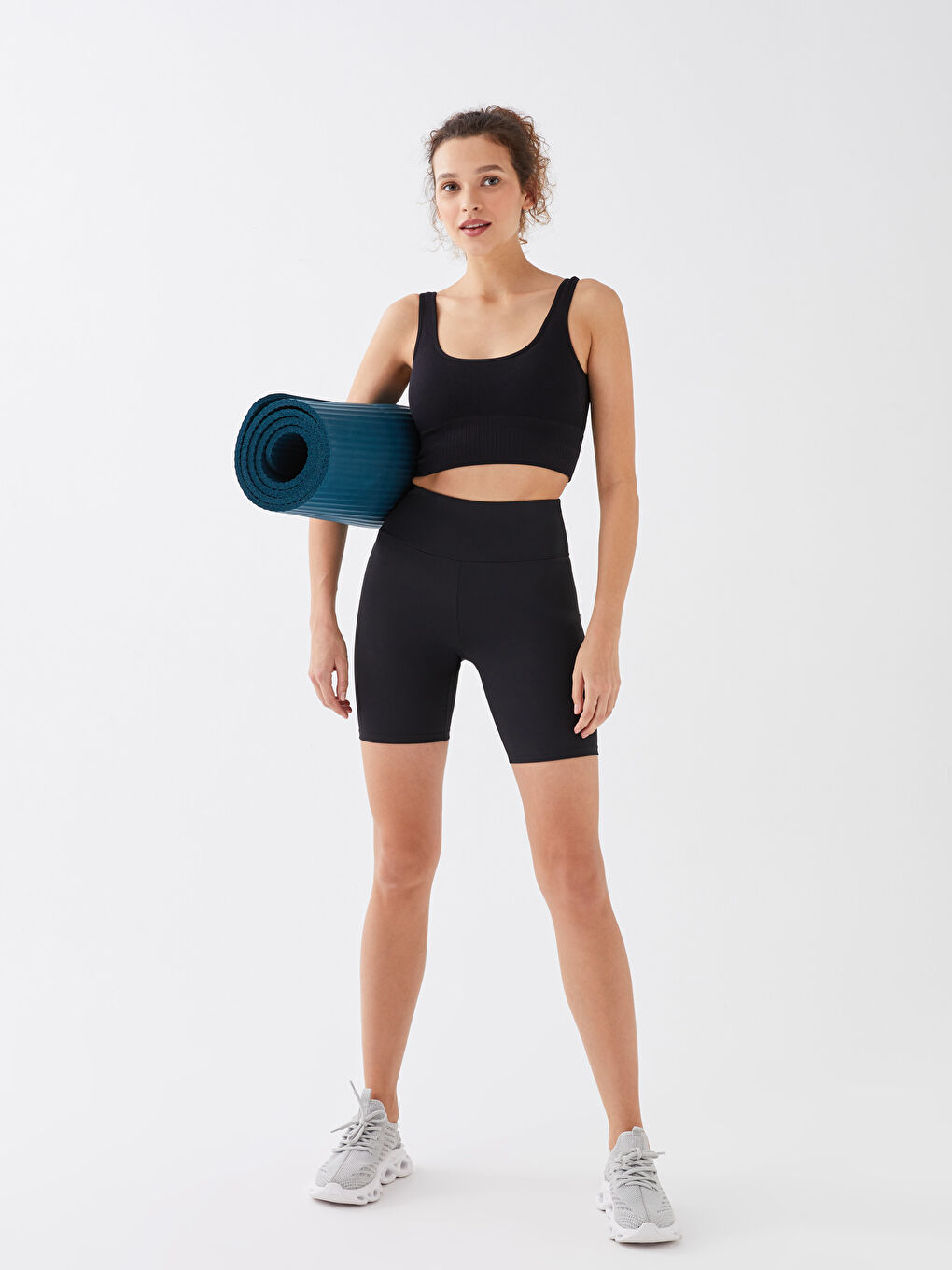 Xside Active Ženske sportske helanke sa elastičnim strukom i jednostavnim dizajnom -S36492Z8-RQN