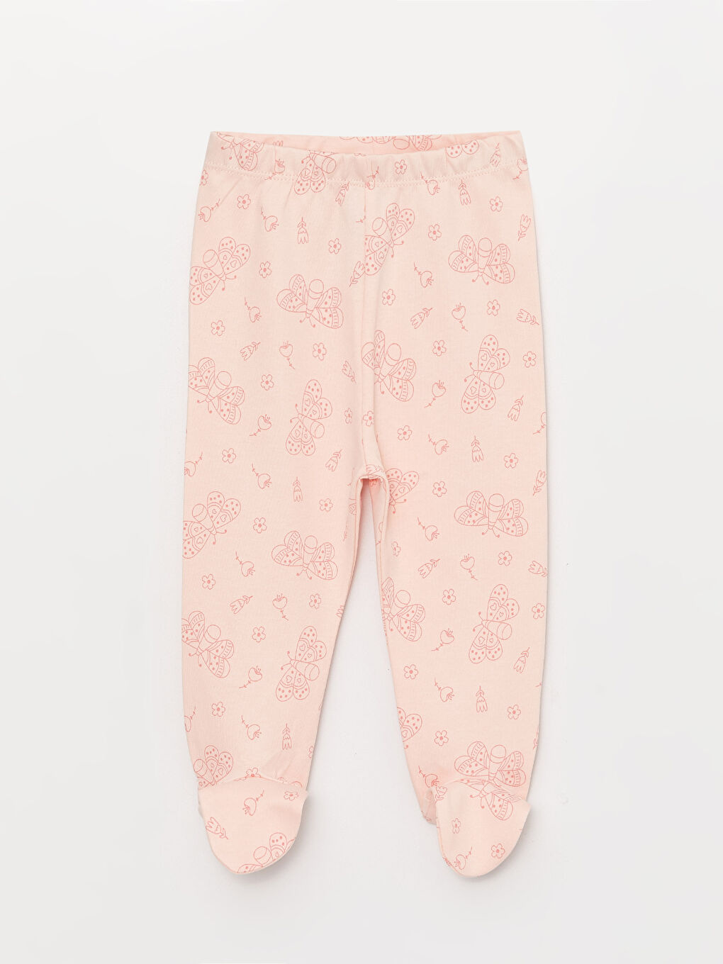 Rundhalsausschnitt Langarm Bedruckt Baby Mädchen 3-Teiliges Set-2