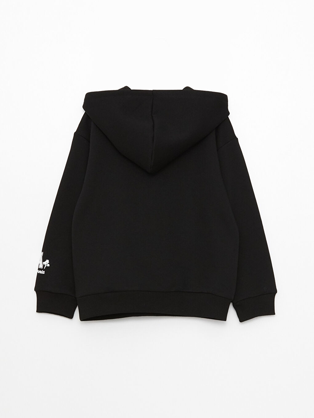 Hooded Printed Long Sleeve Girls' Sweatshirt-1