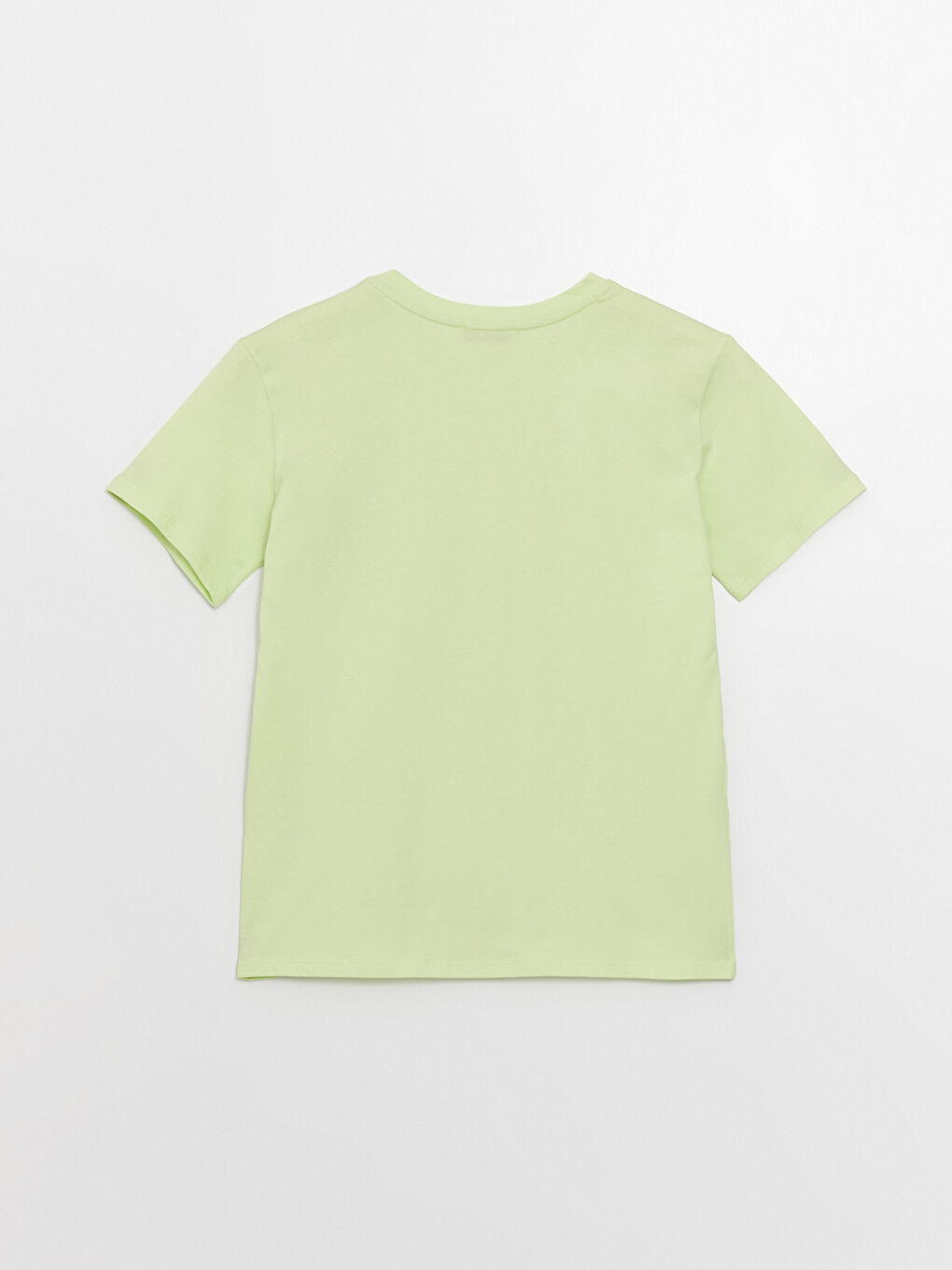 تيشيرت نسائي بأكمام قصيرة وياقة دائرية مطبوع-6