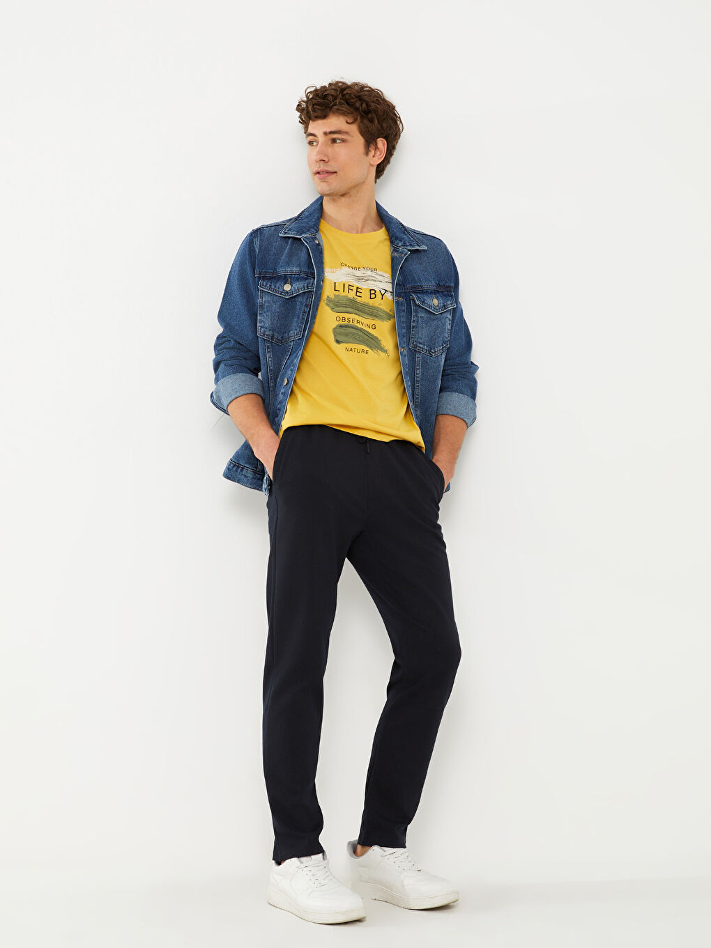 XSIDE Slim Fit Men's Trousers -S36531Z8-SKL