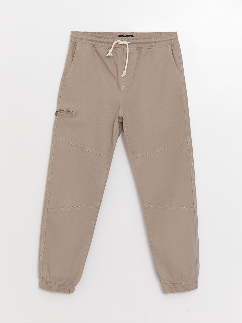 Брюки-джоггеры Мужские из саржи слим-фит-5