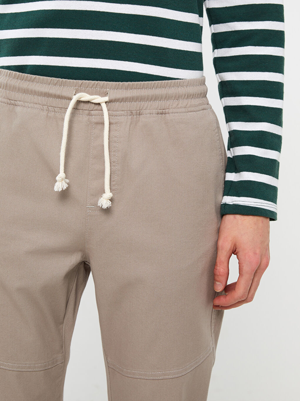 Брюки-джоггеры Мужские из саржи слим-фит-2