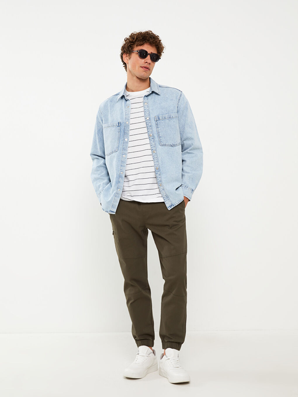 XSIDE Slim Fit Gabardin Erkek Jogger Pantolon -S36535Z8-SEM