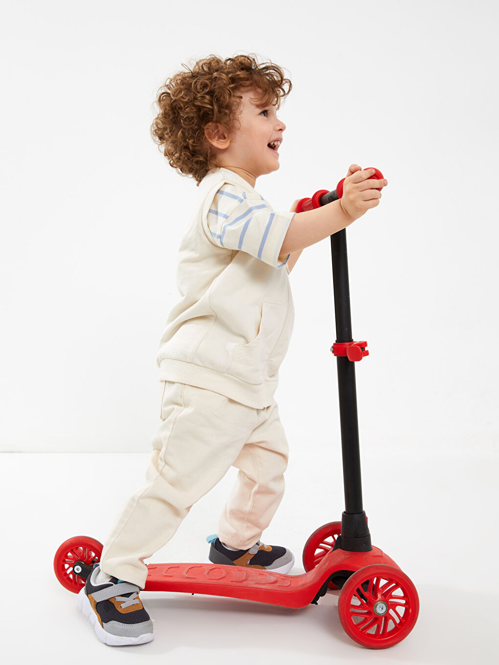 Vestă pentru Bebeluși Băieți cu Fermoar și Guler Rotund-2