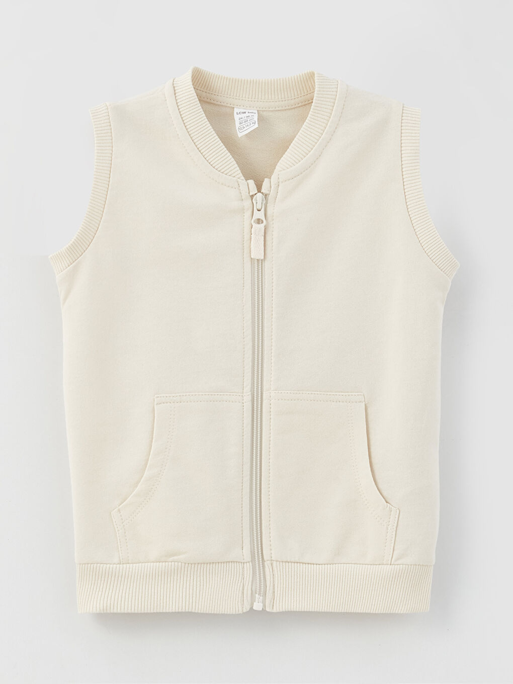 Vestă pentru Bebeluși Băieți cu Fermoar și Guler Rotund-3