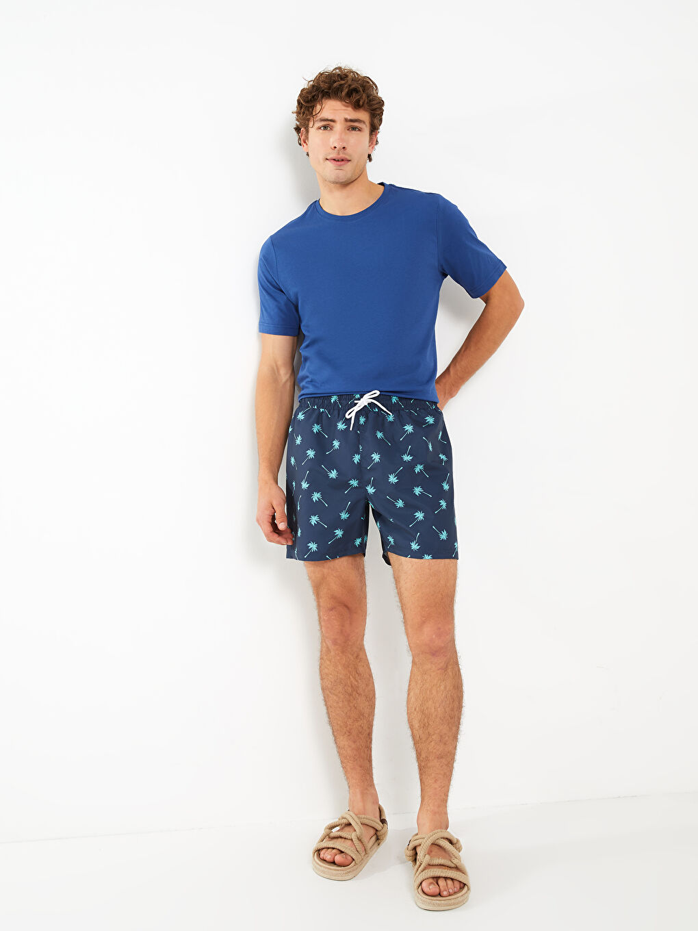 Short Pattern Men's Swimwear -S36564Z8-LSJ