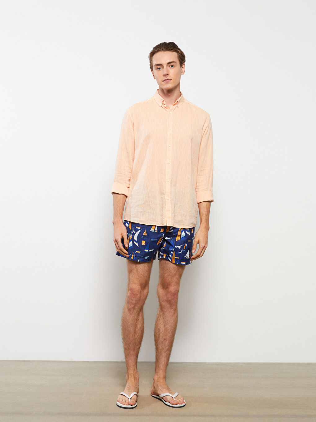 Short Pattern Men's Swimwear -S36565Z8-LSJ