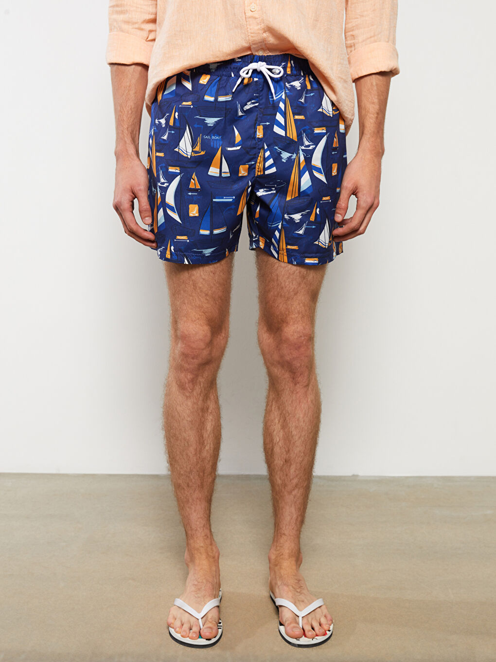 Short Pattern Men's Swimwear -S36565Z8-LSJ