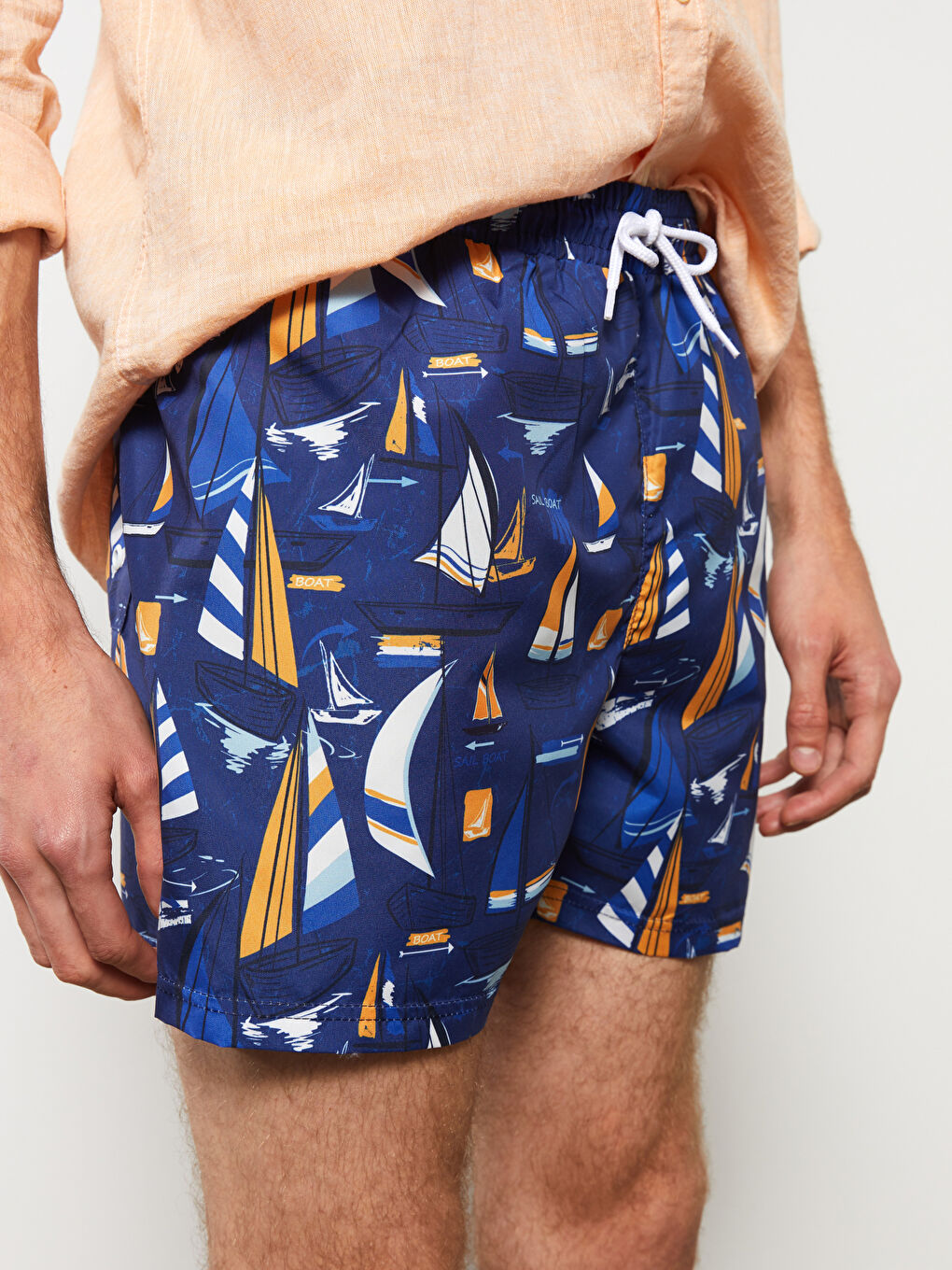 Short Pattern Men's Swimwear -S36565Z8-LSJ