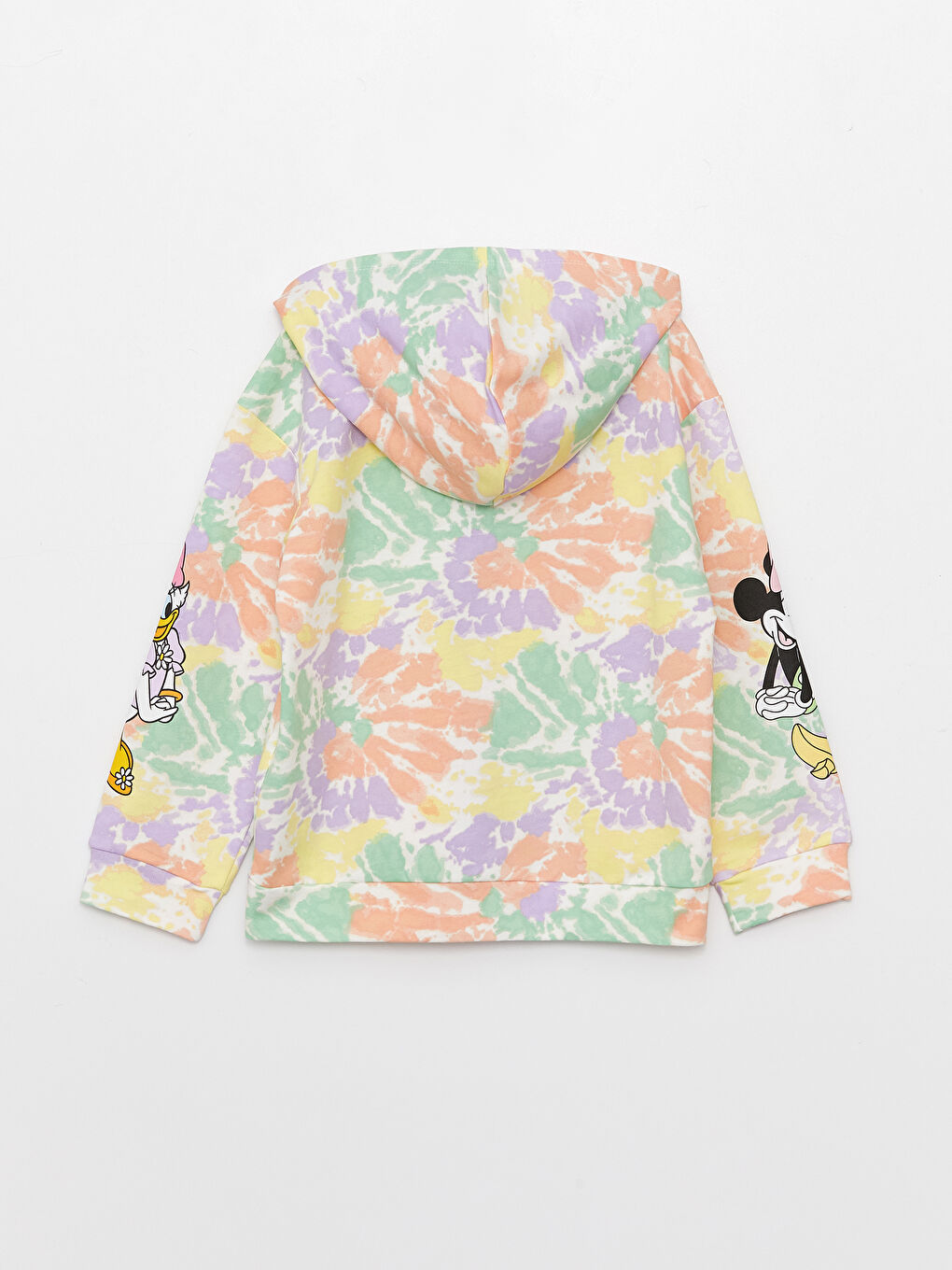 Толстовка для девочек с Минни Маус и Дейзи Дак, с принтом, с длинным рукавом, на молнии-5