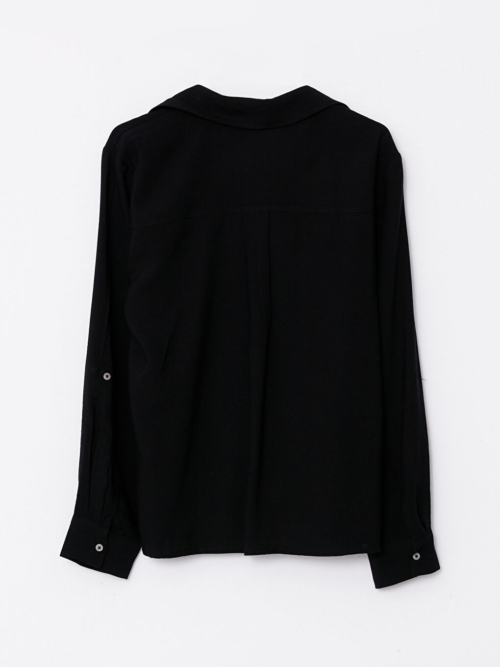 Chemise Unie à Manches Longues pour Femmes-7