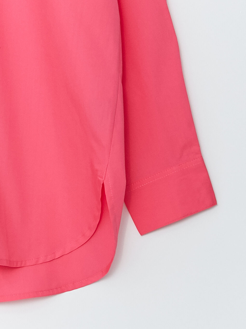 LC Waikiki Straight Long Sleeve Women's Oversize Shirt -S36593Z8-GSY